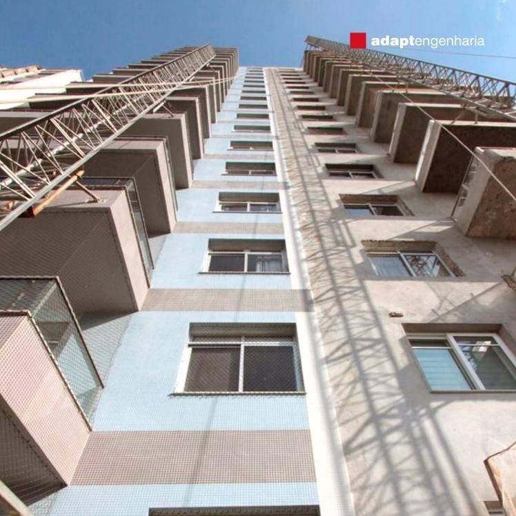 Fachada de edifício recuperada pela Adapt Engenharia em São Paulo